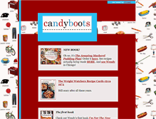 Tablet Screenshot of candyboots.com